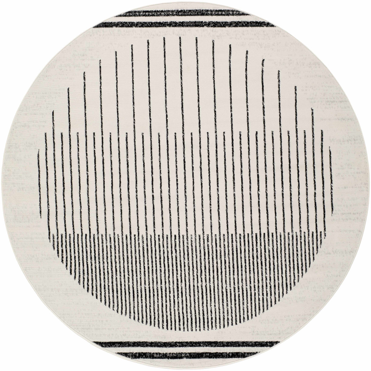 Angus Black&White Geometric Area Rug
