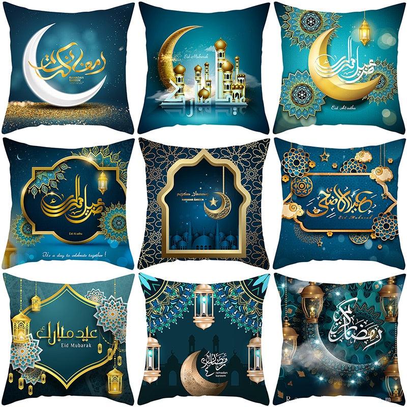 Blue Moon Pillow Decorations For Family Pillow Cover Cotton Sofa Cushion Cover Decoration Decor For Home Charming Decorative Pillows