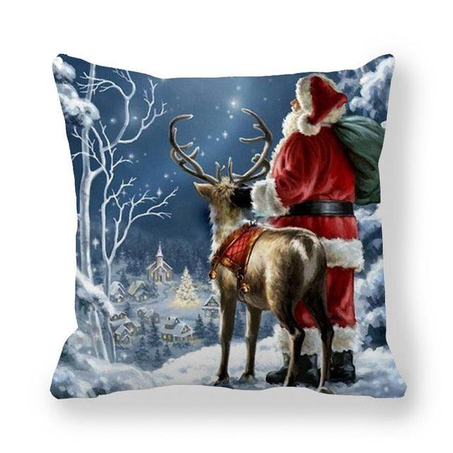 Vintage Santa Christmas Pillow Covers