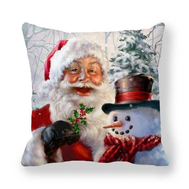 Vintage Santa Christmas Pillow Covers