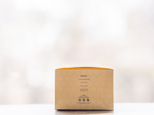Honey Cinnamon Beeswax Candle |8 oz