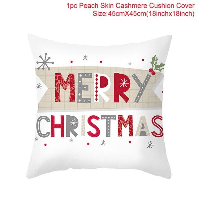 Merry Christmas Decorative Pillow Covers