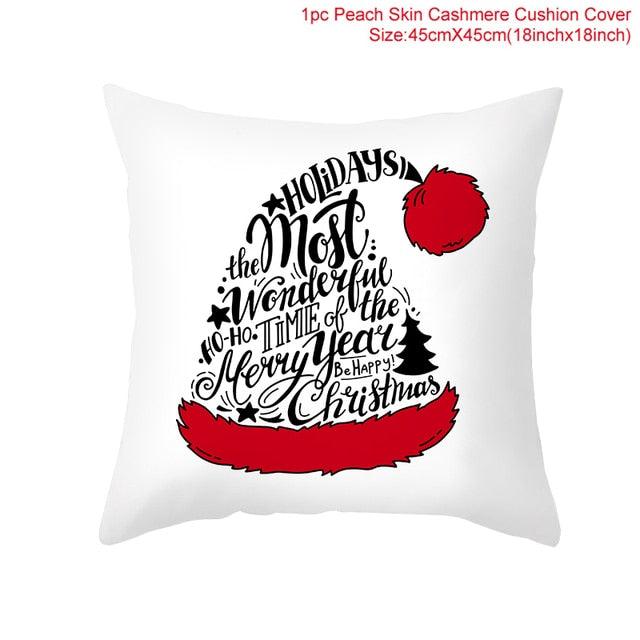 Merry Christmas Decorative Pillow Covers