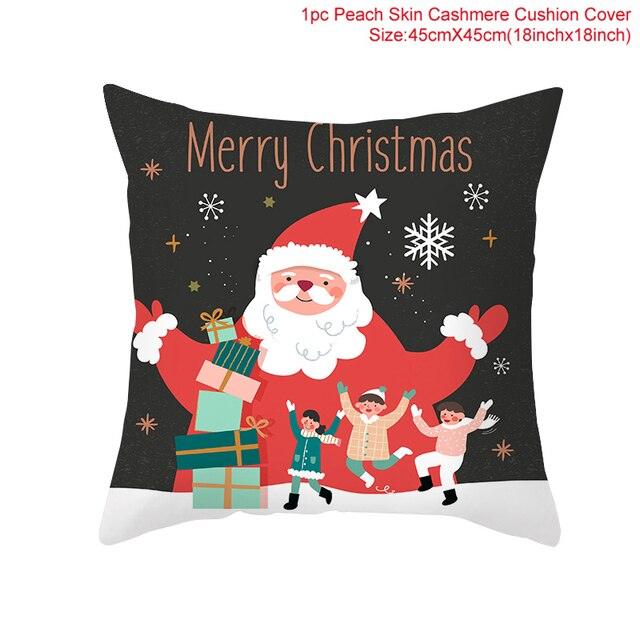 Merry Christmas Decorative Pillow Covers