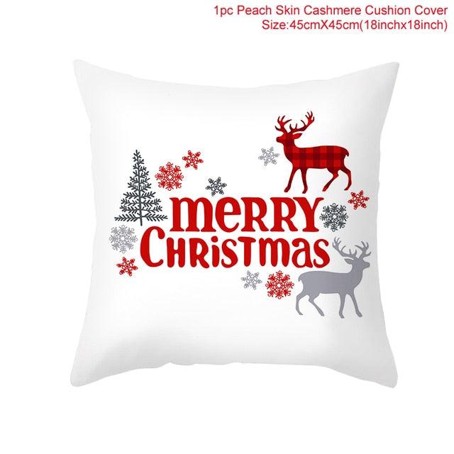 Merry Christmas Decorative Pillow Covers