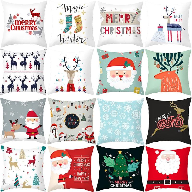 Merry Christmas Decorative Pillow Covers