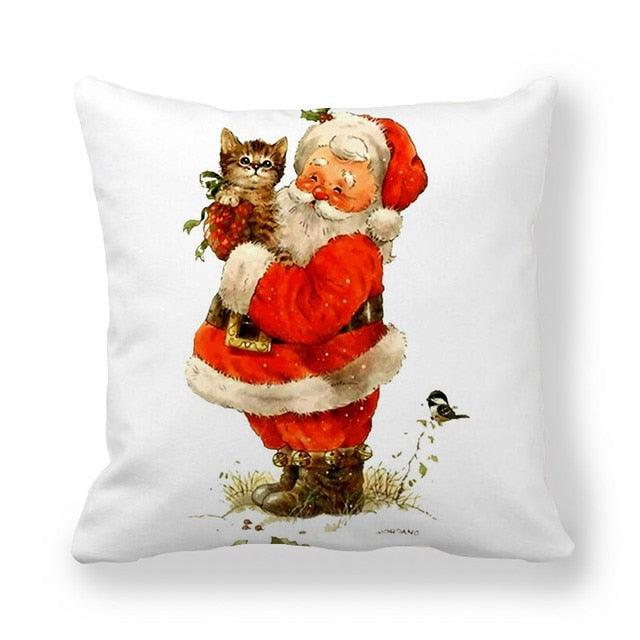 Vintage Santa Christmas Pillow Covers