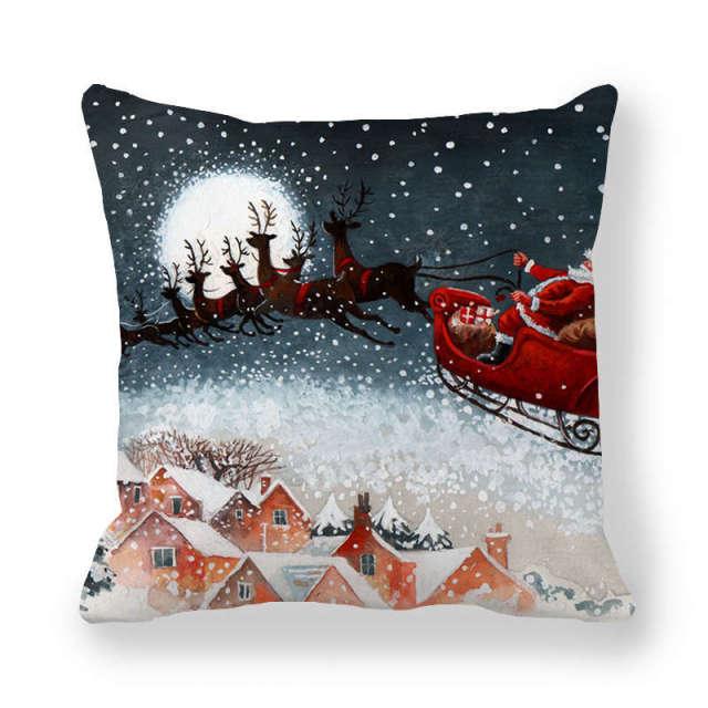Vintage Santa Christmas Pillow Covers