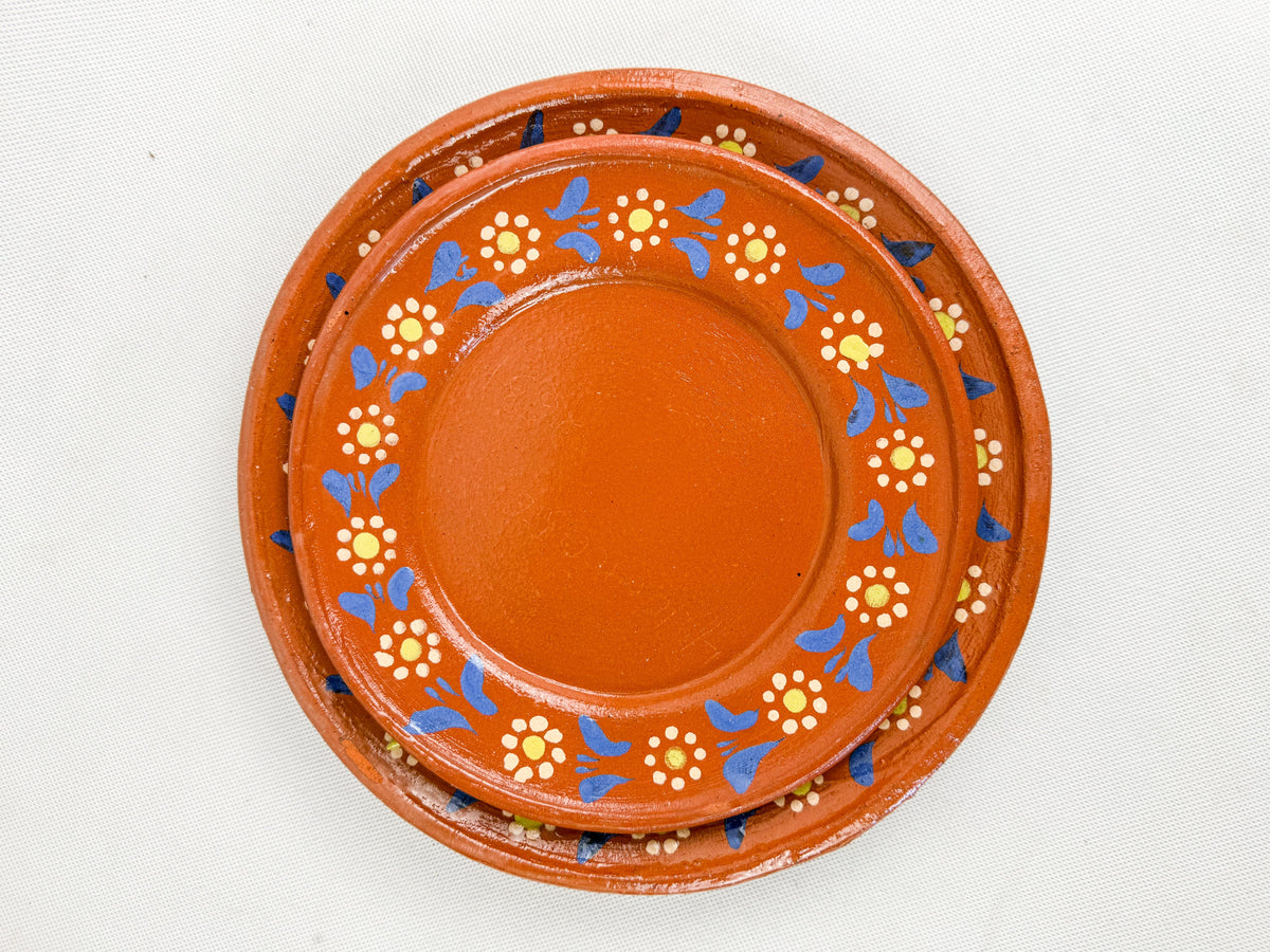 Michoacan Red Clay Pottery Dinnerware Set - Vajilla de Barro