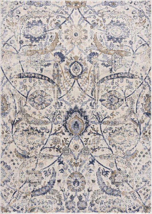 Georgiana Blue & Beige Oushak Rug