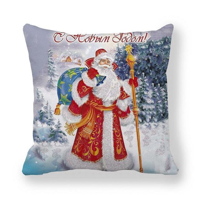 Vintage Santa Christmas Pillow Covers