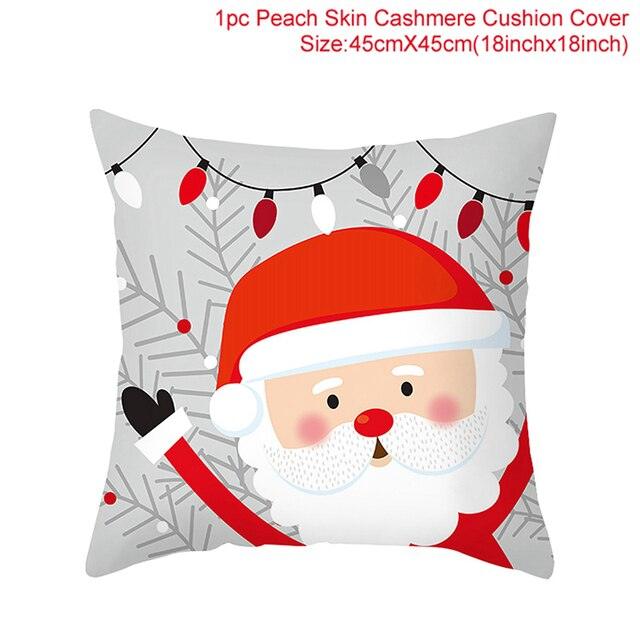 Merry Christmas Decorative Pillow Covers