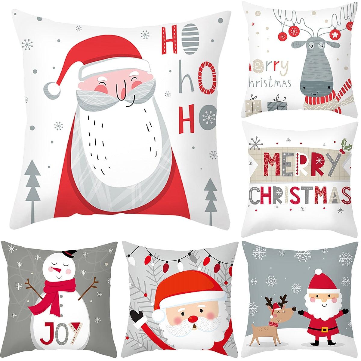 Merry Christmas Decorative Pillow Covers