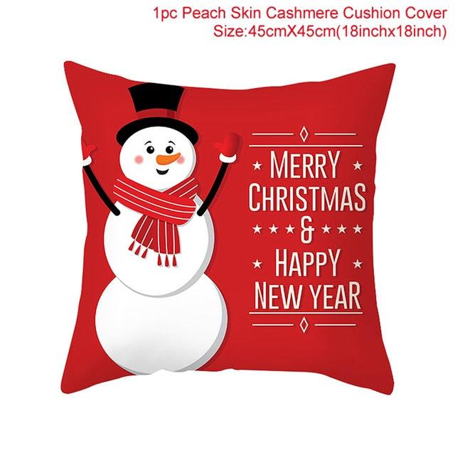 Merry Christmas Decorative Pillow Covers