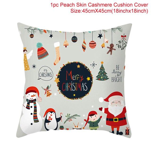 Merry Christmas Decorative Pillow Covers