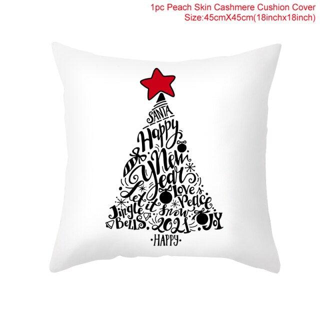 Merry Christmas Decorative Pillow Covers